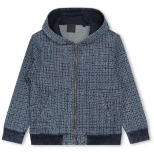 GIVENCHY 4G Hooded Zip  Sweater Denim Blue